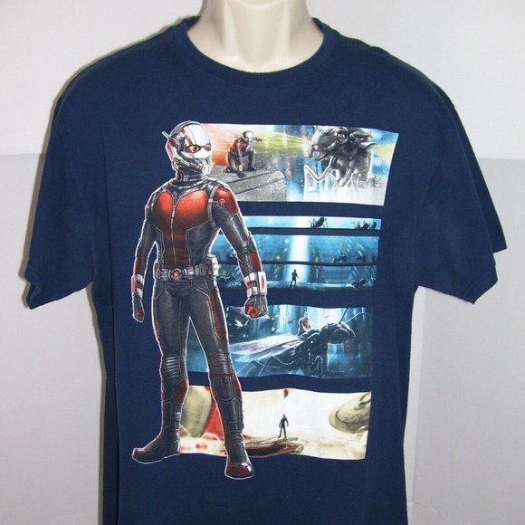 Marvel Ant-Man Graphic T-Shirt Large Movie Scenes - Picture 1 of 8